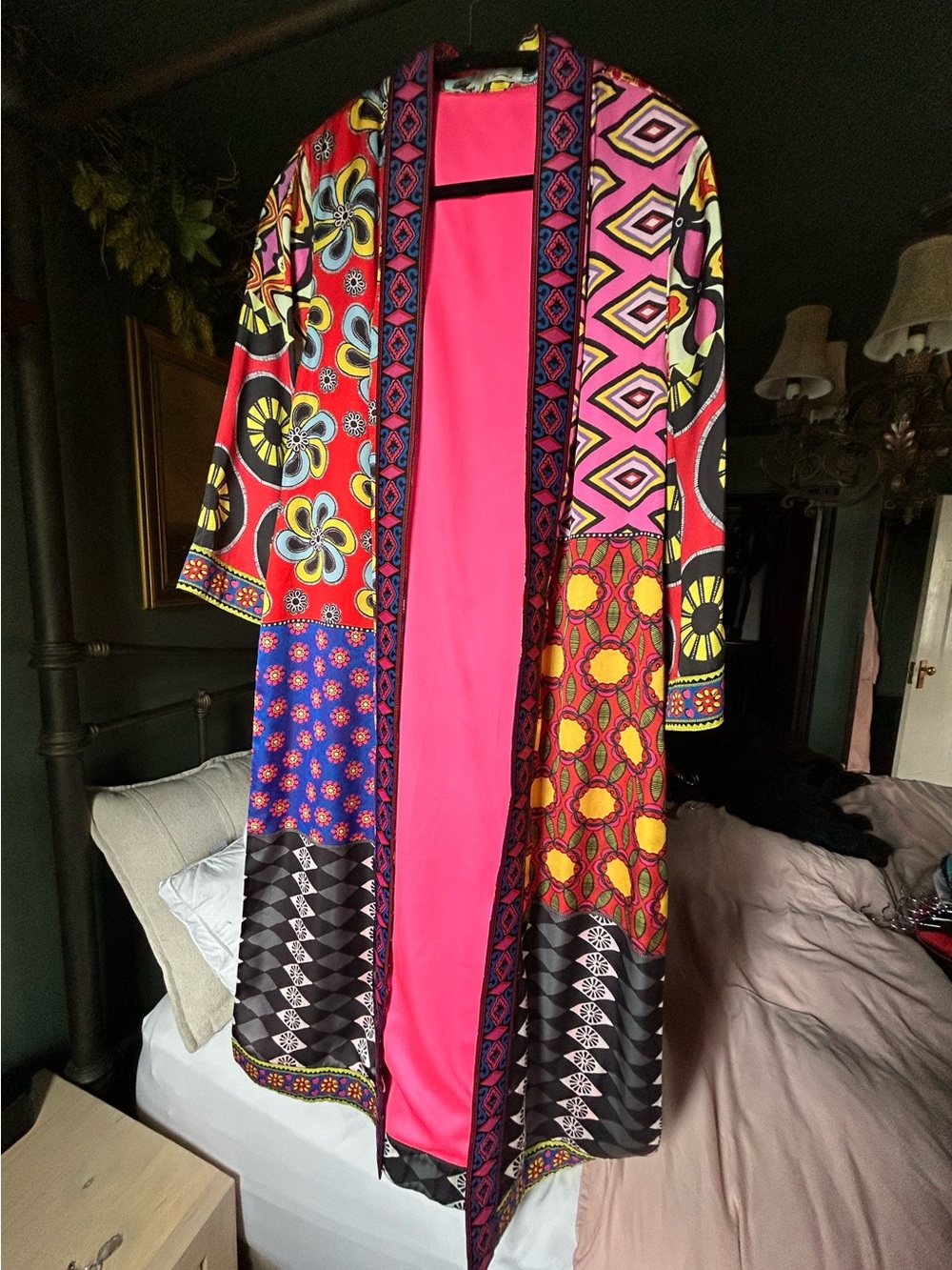 Alice and Olivia X Carla Kranendonk Printed Kimono/Robe/Topper